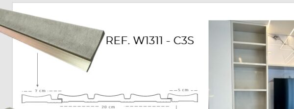 Terminación de WallPanel - SKU W1311-B-C3S - Imagen 2